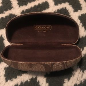 Coach glasses case